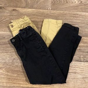 2 Pc Children’s Place Uniform Chino Pants, Sz 6